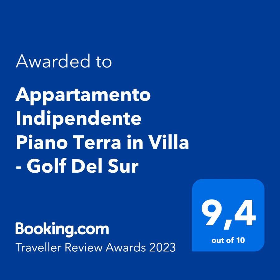 Appartamento Indipendente Piano Terra In Villa - Golf Del Sur San Miguel de Abona Exterior foto